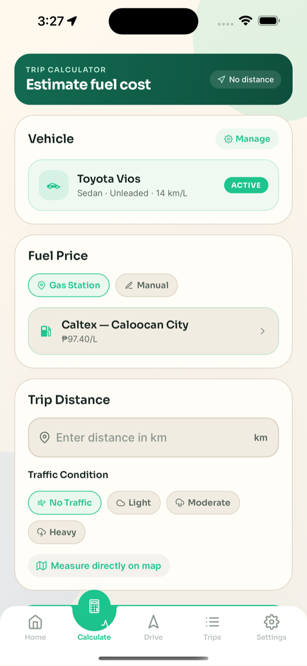 Refilio calculator preview